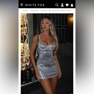 White Fox ‘Gimme the Light’ mini dress